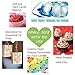 150 Grids Small Silicone Ice Cube Trays Mini Heart Shaped Candy Chocolate Molds, VIWIEU Sonic Ice Mold Maker 2 Pack Chill Your Drink Faster,Tiny Ice Works Great for Blender
