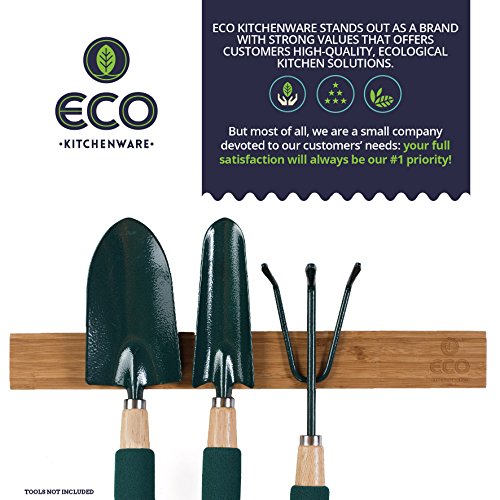 Knife Strip 17 Inch Bamboo Wood Knife Strip Strong