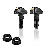 2PCS Improve Front Windshield Washer Nozzles with