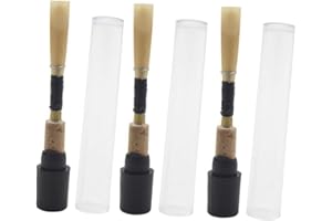 Hoement 3pcs Oboe Reed Replacement Oboe Parts Reeds for Beginner Natural Material