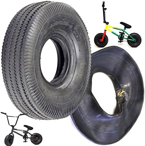 Fatboy Rocker TIRE & Inner Tube 4.10/3.50-4 with Sawtooth Tread for Mini BMX Bikes