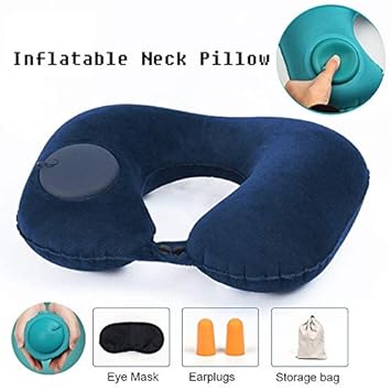 Amazon Com Lcy On Air Adjustable And Inflatable Neck Pillow