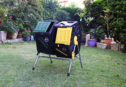 Miracle-Gro DC270MG DC140 Dual Chamber Tumbling Composter