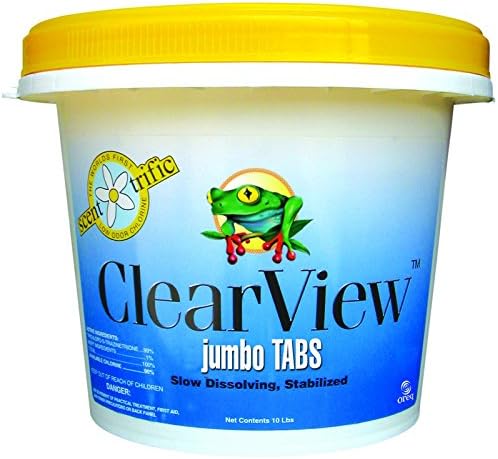 ClearView Scent-Trific 3" Lemon Scented Swimming Pool Chlorine Tablets - 10 lbs