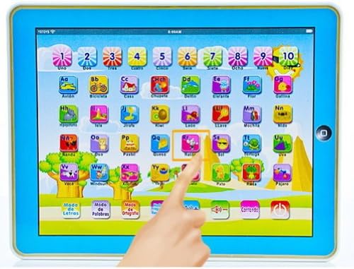 Xhaiz Spanish ABC Touch-screen Educational Learning Tablet Toy for Kids