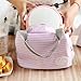 YJYdada Insulated Cold Canvas Stripe Picnic Carry Case Thermal Portable Lunch Bag (G)