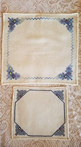 Bargello Squares (Set of 2)