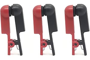 3Pcs Ear Clip Electrode with Double-Sided Soft Rubber Head - 2.0mm Housing Hole, Anti-Loosening Design - Compatible with Stan