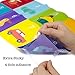 Youngever 80 Disposable Placemats Table Topper, Extra Sticky (4 Sides) Adhesive Peel and Stick Strips Disposable Mats for Kids Toddlers Baby Children, BPA Free Kids Safe, FDA Approved