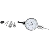 Accusize Industrial Tools 0.060'' by 0.0005'' (Range by Graduation) Horizontal Test Indicator with 1.5'' Dial Diameter, 0511-2001