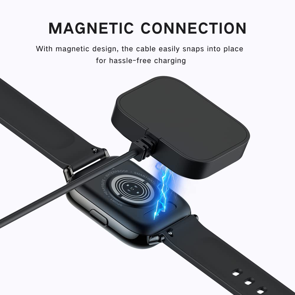 Portable Magnetic Smart Watch Charger USB Charging Cable Cord Replacement for P32E Smartwatch only, Magnetic Suction USB Charging Cable for P32E Smartwatch