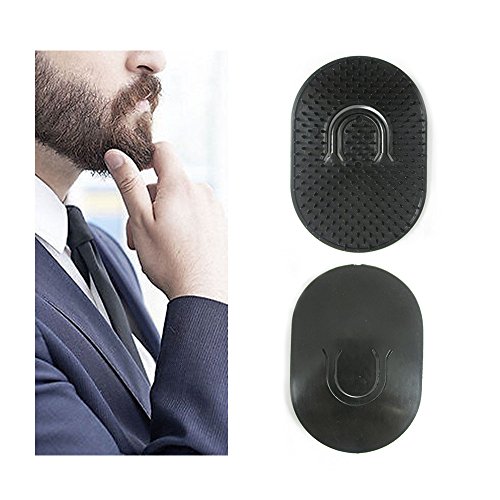 2 pocket beard brush men mustache massager travel style…