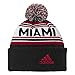 Outerstuff NBA Miami Heat Youth Boys 8-20 Cuffed Knit Hat with Pom, Black, 1 Size