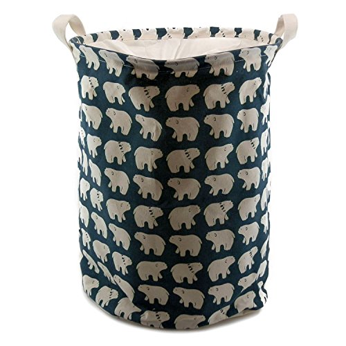 Riverbyland Bear Pattern Folding Laundry Hamper LAVORIST