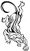 Tribal Panther Large Temporary Body Art Tattoos 10" x 6"