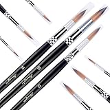 Amagic 9 Pcs Pointed-Round Art Paintbrushes with