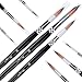 Amagic 9Pcs Pointed Round Art Paintbrush Set with Storage Container - Anti-Shedding Synthetic Nylon with Long Handle - Detail Paint Brush for Watercolor, Acrylics, Ink, Gouache, Oil, Tempera