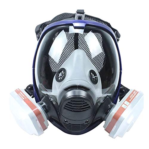 huikeer Full Face Respirator, Wide Field of View Full Face Lightweight