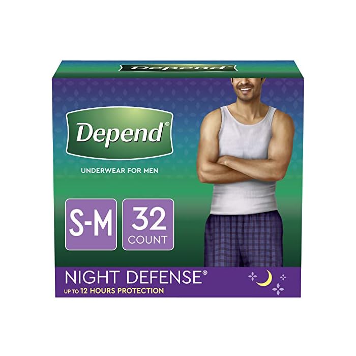 Depend Night Defense Incontinence Underwear for Men
