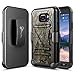 S7 Active Case w/[Tempered Glass Screen Protector] NageBee [Heavy Duty] Armor Shockproof [Belt Clip] Holster w/[Kickstand] Combo Rugged Case for Samsung Galaxy S7 Active G891 (2016 Release) -Camo