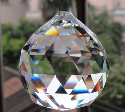 Amazon サンキャッチャー用カットガラスパーツ Diy素材 ミラーボール 海外直送 並行輸入品 こちらの商品の内訳は 番号 4 10点50mm のみ Dlg インテリア