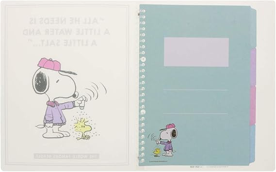 Amazon サンスター文具 スヌーピー ルーズリーフバインダー ペールジョイ B5 ホワイト S 文房具 オフィス用品 文房具 オフィス用品