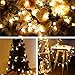 LED String Lights,33ft 100 Led Waterproof Ball Lights, Battery Powered Starry Fairy Globe String Lights with Remote Timer for Bedroom, Garden, Christmas Tree, Wedding, Party (Warm Light)