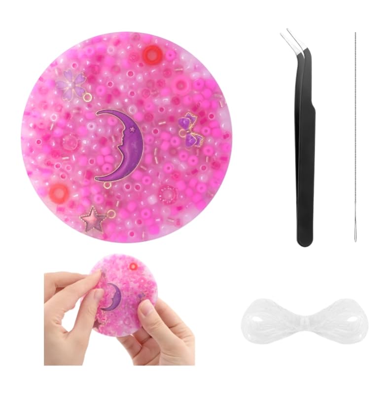 NACHLYNN 1 Pcs Picking Pad Picky Pads Kit Skin Picking Fidget Toys for Skin Scratching, Stress and Anxiety for Adults and Kids (Shiny Purple)