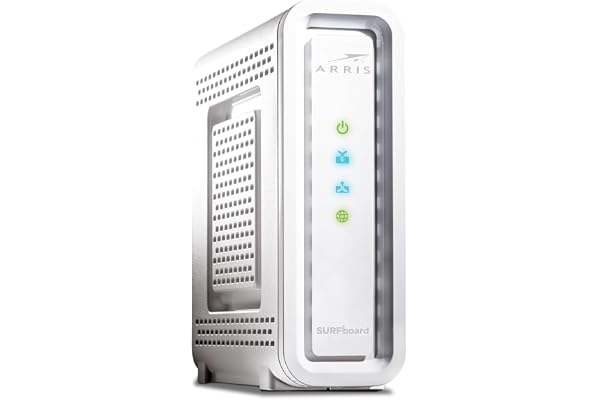 ARRIS (SB6190-RB) - Cable Modem - DOCSIS 3.0 32x8 Gigabit Modem, [Check with your provider for compatibility]1 Gbps Port, 800 Mbps Max Speed, 2 Year Warranty -Renewed