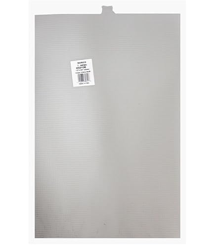 Cousin DIY 7 Count Ultra Stiff Plastic Stitching Canvas 12x18 Inch Clear