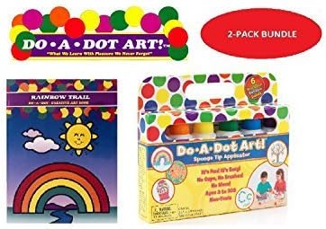 Do A Dot Art Marker Rainbow 6-pack Activity Book Gift Set - Rainbow Trail