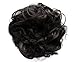 CAISHA Big Hairpiece Scrunchy Updo Bridal Hairstyle curly Messy Bun Dark Chocolate Brown G2E