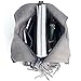 JOYSON Women Handbags Hobo Shoulder PU Leather Fashion Bag Tassels Gray