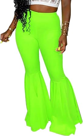 pleated bell bottom pants
