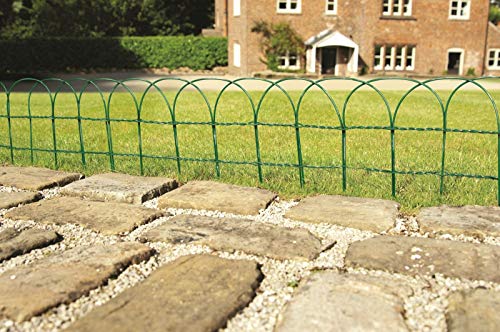 Floralcraft® Green PVC Coated Wire Garden Border Fencing Roll - 10m x 0