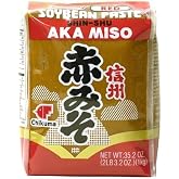 Shirakiku Traditional Red Miso Soybean Paste - 2.2 Lb | Rich Umami Flavor for Authentic Japanese Dishes | Bulk Culinary Essential for Chefs