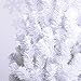 Goplus 8ft Artificial White Christmas Tree Xmas Pine Tree with Solid Metal Legs Perfect for Indoor and Outdoor Holiday Decoration