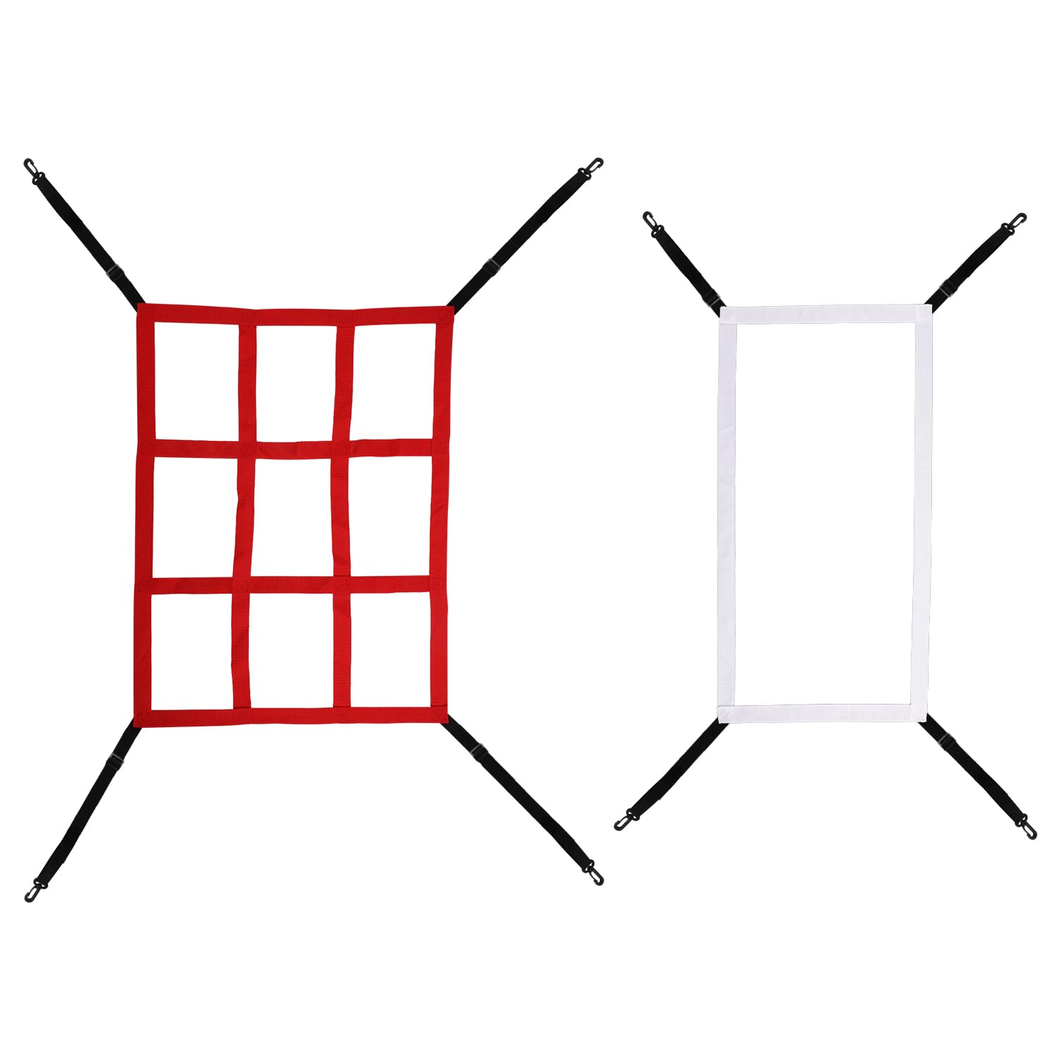 2pcs Baseball Strike Zone Target, Adjustable Strike Zone Net Baseball Practice Net with Strike Zone Baseball Strike Zone Net for Practice Accuracy Training Throwing and Hitting