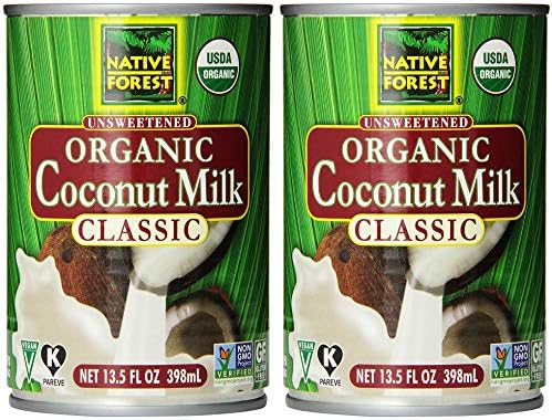 Native Forest Organic Classic Coconut Milk, 13.5-oz. Cans (Count of 12) 2 Pack