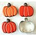 Fall Thanksgiving Cookie Cutters Set 7-Pc. Made in the USA by Ann Clark, Maple Leaf, Turkey, Pumpkin, Football, Acorn, and more