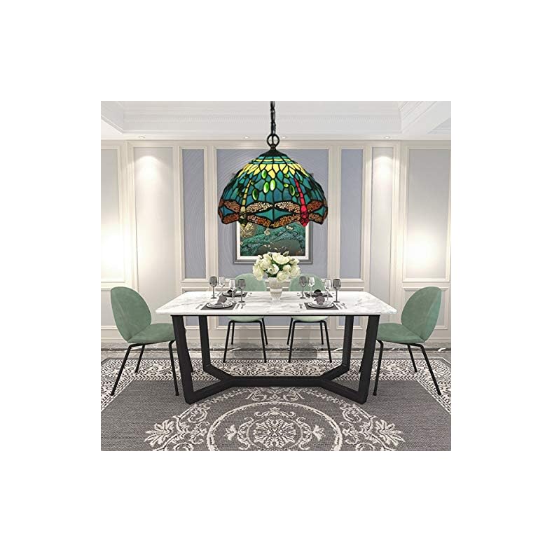 Comprar GDLight Lámpara Colgante Estilo libélula de Tiffany Luces de