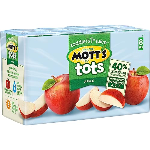 MOTT’S FOR TOTS APPLE, 6.75 FL OZ BOXES, 8 PACK