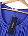 Jazzco Womens Scoop Shirring Neckline Short Sleeve Tunic Tops