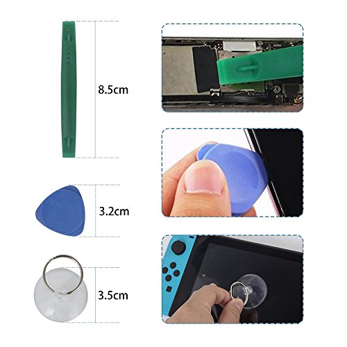 Nintendo Repair Tool Kits 10 PCS, Triwing Screwdriver Professional Nintendo Screwdriver for Nintendo Switch/Wii U/New 3DS/DS/GBA/NES/SNES - Thumbnail 6