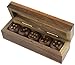 Handmade Indian Dice Game Set with Decorative Storage Box - Includes 20 MM 5 Wooden Dice