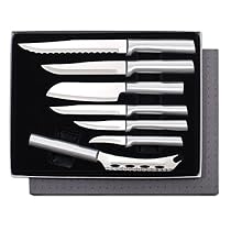 Rada Cutlery Starter Knives Gift Set &ndash; Stainless Steel Blades and Aluminum Handles, Set of 7