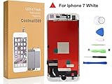 iphone 7 Screen Replacement For Lcd Touch Screen Digitizer Frame Assembly Set With 3D Touch (White)