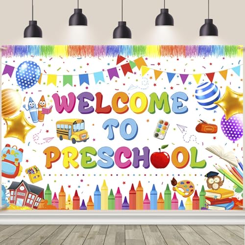 AIBIIN Welcome Preschool Backdrop