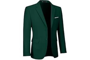 FXZPIODI Mens Suit Jackets Casual Two Button Slim Fit Blazers Suit Separates Coat Sport Coats with Pockets for Wedding Prom Party