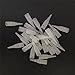 GD 100Pcs/bag 1RL Needle Caps Eyebrow Permanent Makeup Plastic Tips for Standard Tattoo Needles